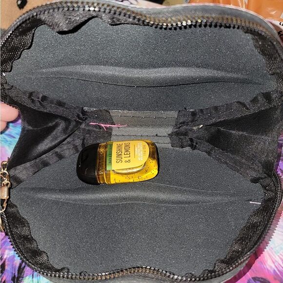 Lip Purse Evening Bag Crossbody Shoulder Bag Rose Red - Picture 7 of 7